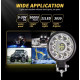 Προβολέας LED στρογγυλός αυτοκινήτου off road 4″ 12W 21 LED COB SLIM