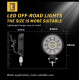 Προβολέας LED στρογγυλός αυτοκινήτου off road 4″ 12W 21 LED COB SLIM