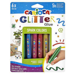 Κόλα Glitter Classic σετ=6τεμ Carioca 6x10,5ml Carioca 42110 Κόλα Glitter Classic σετ=6τεμ Carioca 6x10,5ml Carioca 42110