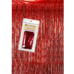 Κουρτίνα Διακόσμησης Party Foil Κόκκινη 2x1m Homie 116976