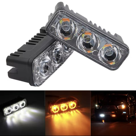 Αδιάβροχα Φώτα Ημέρας Αυτοκινήτου LED Universal 10-30V 18W 2τμχ 
