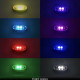 LED Επαναφορτιζόμενα Φώτα Strobe με Τηλεχειριστήριο RGBW για Drone, Σκαφάκια, Μοτοσυκλέτες, Αυτοκίνητα 6τμχ. 