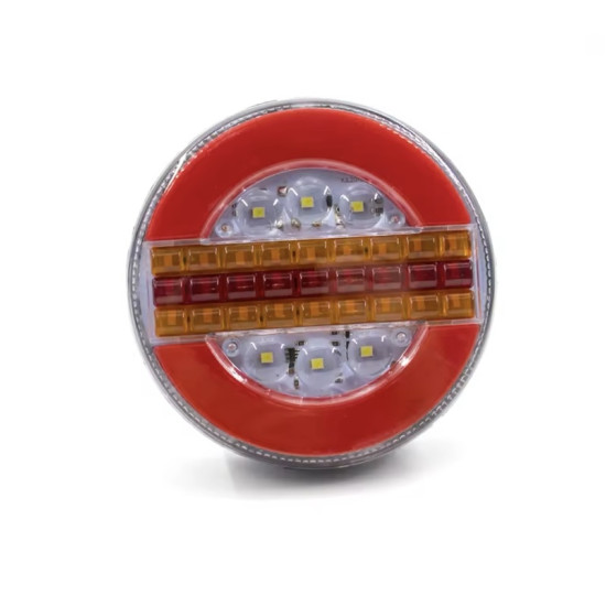 Led στρογγυλό πίσω φανάρι για φορτηγά και τρέιλερ 12/24v 