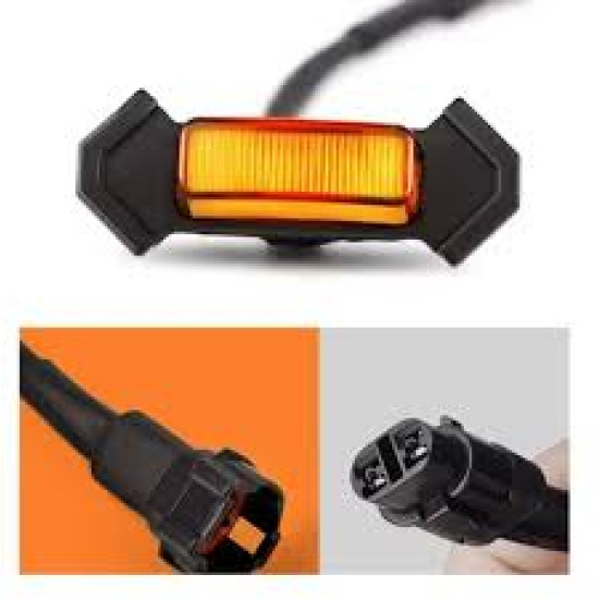 Φώτα LED Μάσκας 12-24V Universal – Πορτοκαλί Με Καλωδίωση Σετ 3 Τεμαχίων Φώτα LED Μάσκας 12-24V Universal – Πορτοκαλί Με Καλωδίωση Σετ 3 Τεμαχίων