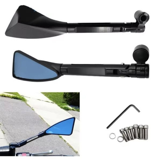 ΣΕΤ ΚΑΘΡΕΦΤΕΣ ΜΟΤΟΣΥΚΛΕΤΑΣ ΜΑΥΡΟΙ 2 τμχ. Universal RCHANG W11972