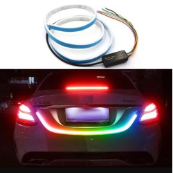 Εύκαμπτος Διακοσμητικός Σωλήνας για Φανάρι με Φλας – Φώτα Ημέρας Αυτοκινήτου – RGB 1.20CM – OEM