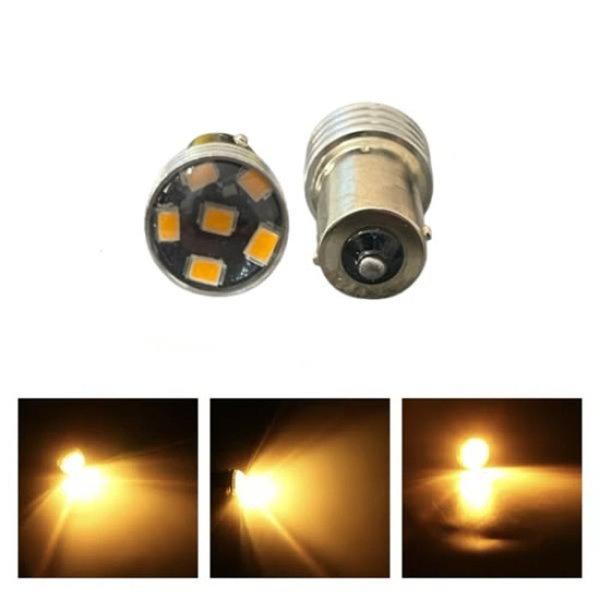 Led λαμπάκι αυτοκινήτου μονοπολική 1156 Πορτοκαλί