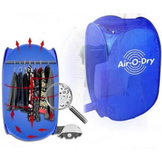Φορητό Ηλεκτρικό Στεγνωτήριο Ρούχων 800W Air-O-Dry