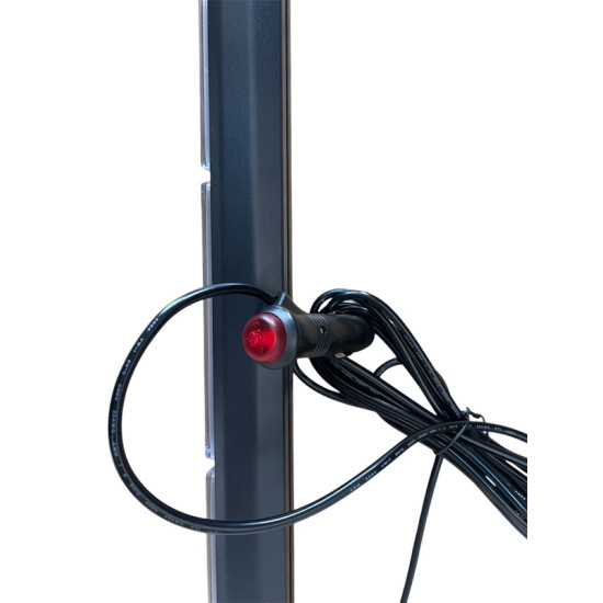 LED COB Φάρος-Μπάρα Οροφής Έκτακτης Ανάγκης IP67 με σύνδεση αναπτήρα και διακόπτη Μπλε- Κόκκινο- Άσπρο 12/24V