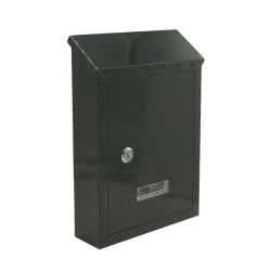 Γραμματοκιβώτιο Εξωτερικού Χώρου Μεταλλικό Με Κλειδί 217×70Χ300mm Μαύρο