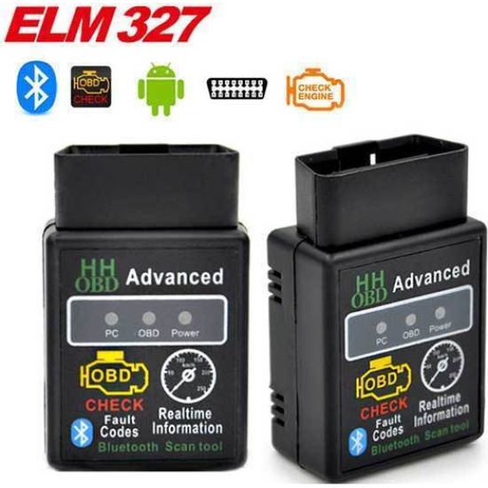 Διαγνωστικό Αυτοκινήτου ELM 327 OBD 2 με Bluetooth HH OBD V2.1 Car Diagnostic Scanner 