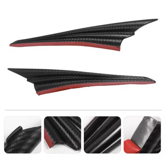ΔΙΑΚΟΣΜΗΤΙΚΑ ΦΤΕΡΑ SPOILER ΠΡΟΦΥΛΑΚΤΗΡΑ ΜΑΥΡΑ CARBON 2ΤΕΜ. ΔΙΑΚΟΣΜΗΤΙΚΑ ΦΤΕΡΑ SPOILER ΠΡΟΦΥΛΑΚΤΗΡΑ ΜΑΥΡΑ CARBON 2ΤΕΜ.