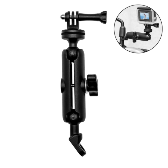 Βάση Στήριξης Action Camera/GoPro για Καθρέπτη Μοτοσυκλέτας 360° MDL3519 Motowolf Βάση Στήριξης Action Camera/GoPro για Καθρέπτη Μοτοσυκλέτας 360° MDL3519 Motowolf
