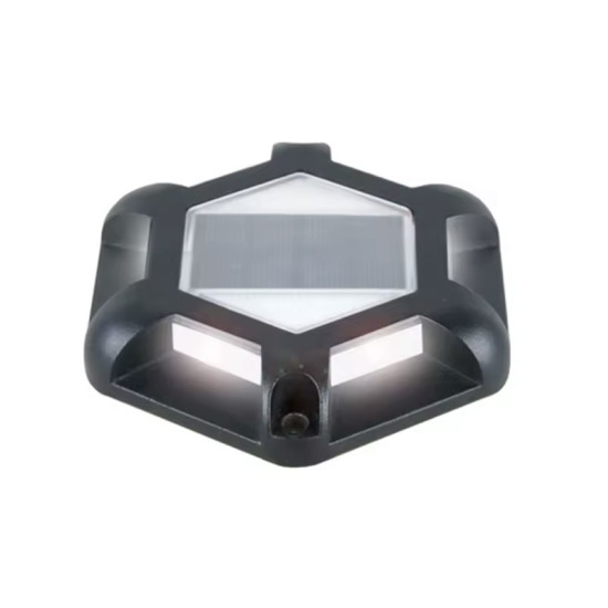 Ηλιακό Φωτιστικό Αλουμινίου Δαπέδου με Αισθητήρα Φωτός ψυχρό φώς μαύρο 4τμχ.