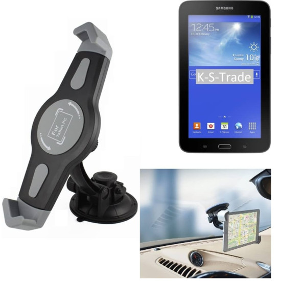Βάση Αυτοκινήτου για Παρμπρίζ με Βεντούζα Universal Tab 3 7'' to 10,5'' Μαύρο