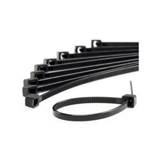 Δεματικά καλωδίων 10cm 40τμχ μαύρα