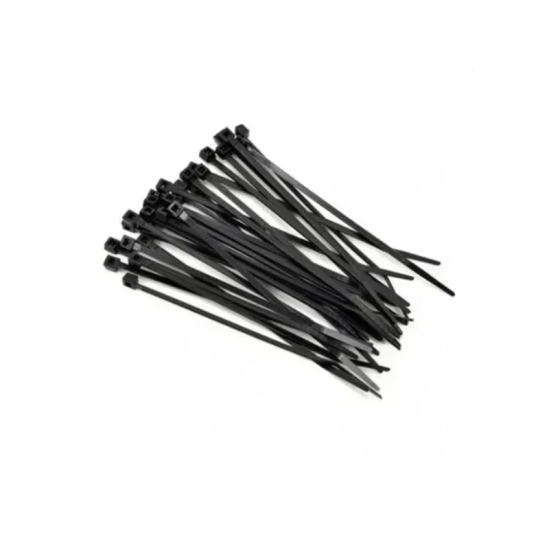 Δεματικά καλωδίων 10cm 40τμχ μαύρα