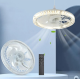 Ανεμιστήρας Οροφής 30cm E27 με Φως και Τηλεχειριστήριο 60W RZ-177 Λευκός