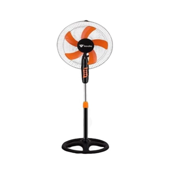 Ανεμιστήρας δαπέδου 40cm 220V 4 ταχυτήτων 5 λεπίδες 60W FS-40 πορτοκαλί