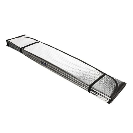 Ηλιοπροστασία Παρμπρίζ Αυτοκινήτου Αλουμινίου Εσωτερική 140×70εκ. Ηλιοπροστασία Παρμπρίζ Αυτοκινήτου Αλουμινίου Εσωτερική 140×70εκ.