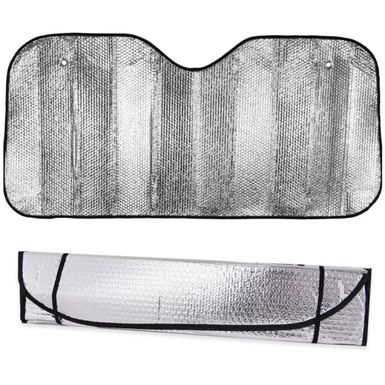 Ηλιοπροστασία Παρμπρίζ Αυτοκινήτου Αλουμινίου Εσωτερική 150×80εκ. Ηλιοπροστασία Παρμπρίζ Αυτοκινήτου Αλουμινίου Εσωτερική 150×80εκ.