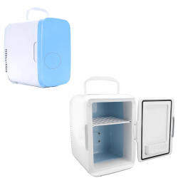 Μίνι Φορητό Ψυγείο Αυτοκινήτου 8L CR017 Λευκό-Μπλε