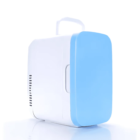 Μίνι Φορητό Ψυγείο Αυτοκινήτου 8L CR017 Λευκό-Μπλε