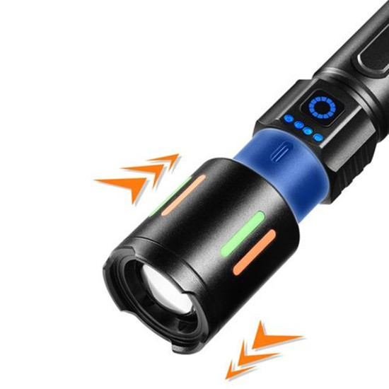 Φακός επαναφορτιζόμενος LED Coba CB-611 με Type-C