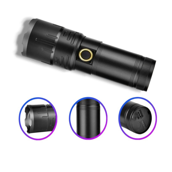 Φακός υψηλής ισχύος  3000 Lumens BL-106-PM30-TG  