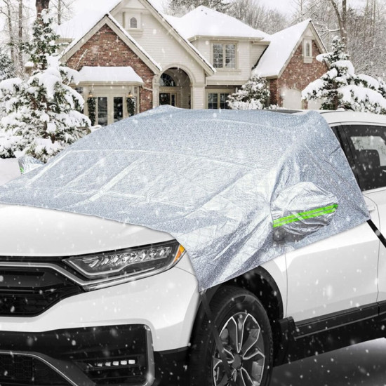 Ηλιοπροστασία Παρμπρίζ Αυτοκινήτου Εξωτερική - Αντιπαγωτική με Ανακλαστικές Ταινίες 230x140cm