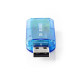 Κάρτα ήχου 3D ήχος 5.1, USB 2.0, διπλή υποδοχή 3,5 mm 