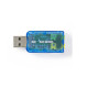 Κάρτα ήχου 3D ήχος 5.1, USB 2.0, διπλή υποδοχή 3,5 mm 