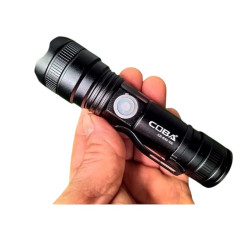 Επαναφορτιζόμενος Φακός Laser LED με Τηλεσκοπικό Ζουμ και Μαγνήτη 30W
