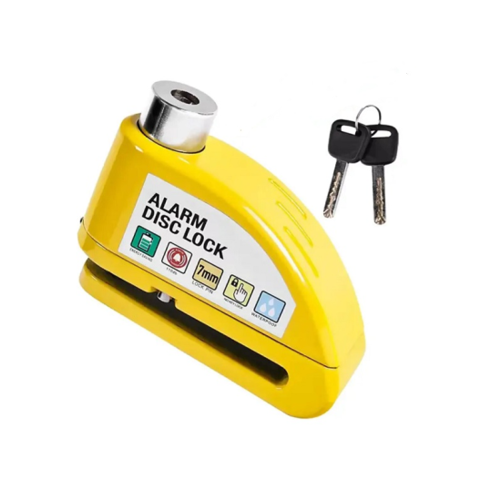 Αντικλεπτική κλειδαριά δισκόφρενου με σύστημα συναγερμού μοτοσυκλέτας 7mm, 100-110DB SF025