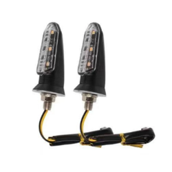 Μίνι φλας μηχανής LED 8MM με κίτρινο φωτισμό διαφανές SY-MTZXD0191