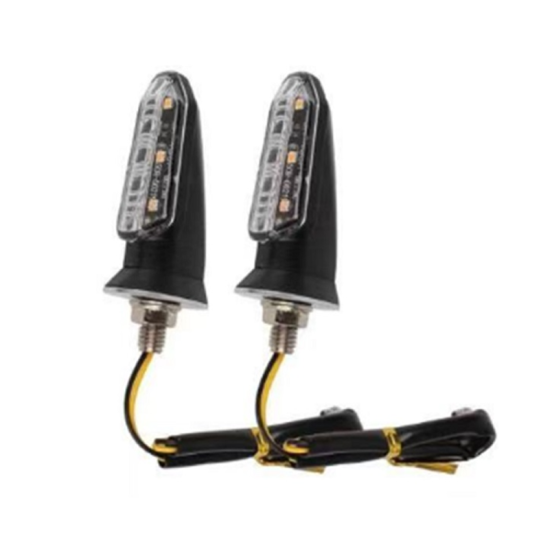 Μίνι φλας μηχανής LED 8MM με κίτρινο φωτισμό διαφανές SY-MTZXD0191