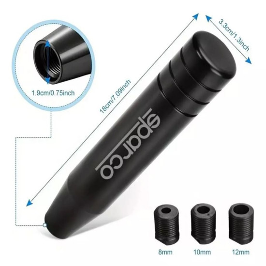 Universal λεβιές ταχυτήτων αυτοκινήτου SPARCO 18cm HW-0224 Μαύρο
