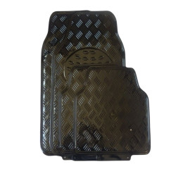 Σετ 4τμχ πατάκια αυτοκινήτου αλουμινίου Universal CY68910-002 Μαύρο 