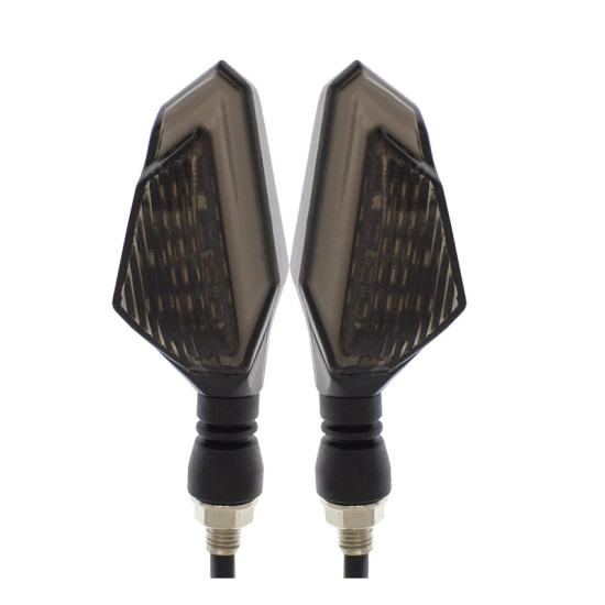 Φλας Μοτοσυκλέτας 22 SMD Κίτρινο και Μπλε LED 2τμχ