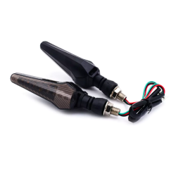 Φλας Μοτοσυκλέτας 10 SMD Κίτρινο και Μπλε LED 2τμχ R-234