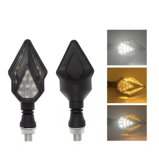 Φλας Μοτοσυκλέτας 20 SMD Κίτρινο και Λευκό LED 2τμχ CY210