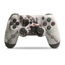 Ασύρματο Χειριστήριο PS4 με σχέδιο God Of War Γκρι
