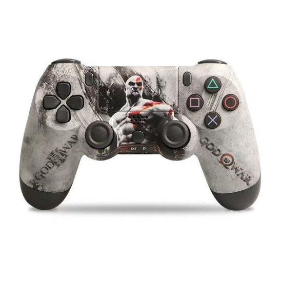 Ασύρματο Χειριστήριο PS4 με σχέδιο God Of War Γκρι