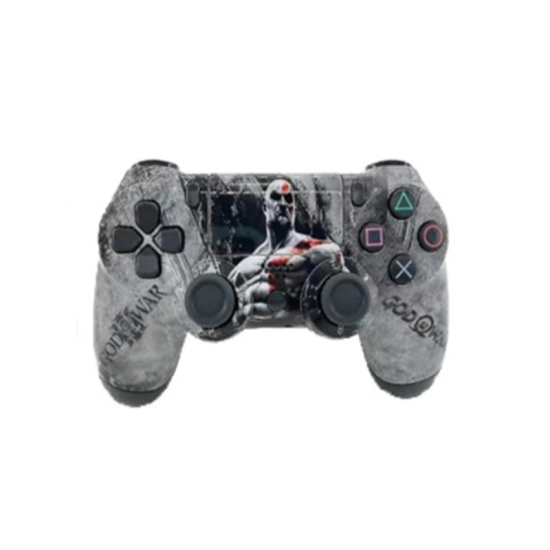 Ασύρματο Χειριστήριο PS4 με σχέδιο God Of War Γκρι