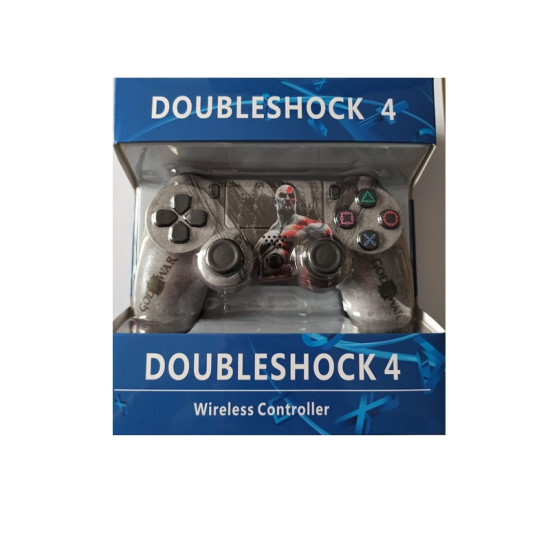 Ασύρματο Χειριστήριο PS4 με σχέδιο God Of War Γκρι