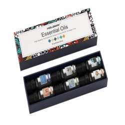 Σετ Αιθέρια Αρωματικά Έλαια 6 γεύσεις x 10ml KP-2090-6 για αρωματοθεραπεία