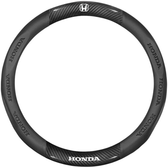 Κάλυμμα τιμονιού από υψηλής πυκνότητας ανθρακονήματα HONDA 37CM W17902-3 ΜΑΥΡΟ