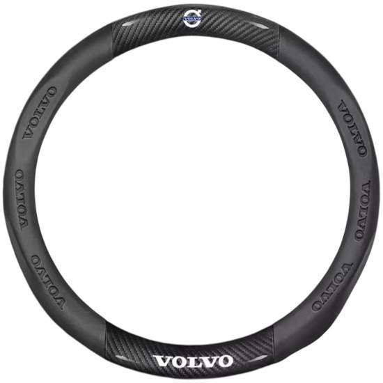 Κάλυμμα τιμονιού από υψηλής πυκνότητας ανθρακονήματα 37CM VOLVO W17902-6  ΜΑΥΡΟ