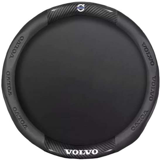 Κάλυμμα τιμονιού από υψηλής πυκνότητας ανθρακονήματα 37CM VOLVO W17902-6  ΜΑΥΡΟ