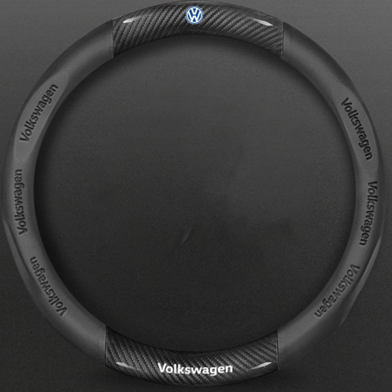Κάλυμμα τιμονιού από υψηλής πυκνότητας ανθρακονήματα 37CM VOLKSWAGEN W17902-4 ΜΑΥΡΟ